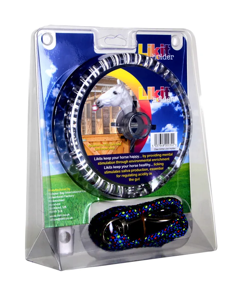 Likit Holder - Clear Glitter