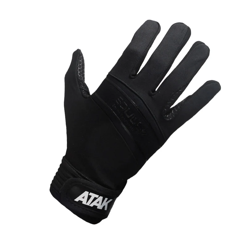 ATAK Youth Equus Equestrian Gloves - Black -1