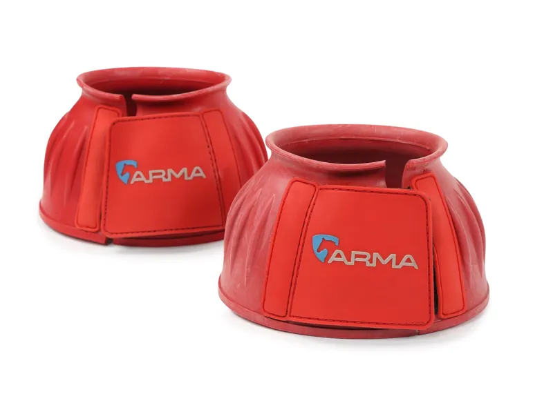 Shires ARMA Touch Close Over Reach Boots - Pink - Pony - Unboxed