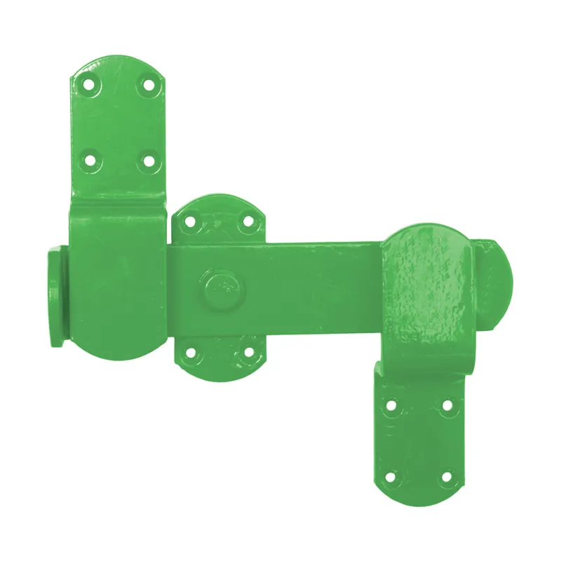 Perry Equestrian Kickover Stable Latches - Green