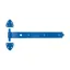 Perry Equestrian Heavy Reversible Hinges - Blue