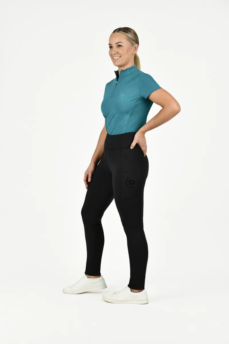 Dublin Curve Everyday Riding Tights - Black-3