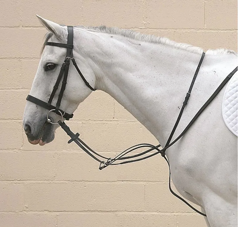 Hy Equestrian Running Martingale - Black