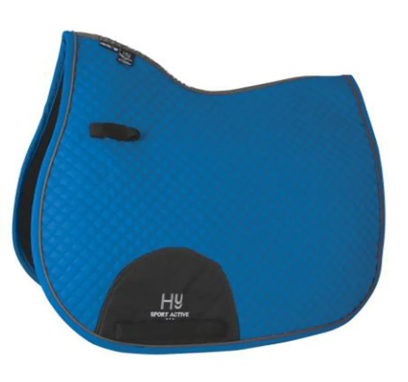 Hy Sport Active GP Saddle Pad - Jewel Blue