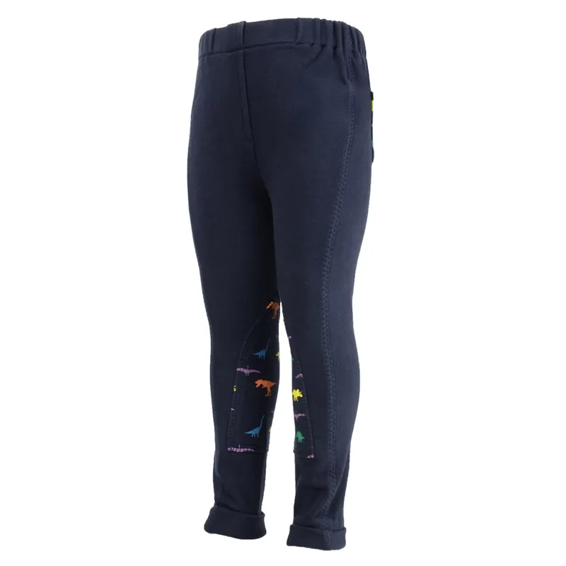 Hy Equestrian Dinosaur Tots Jodhpurs - Navy