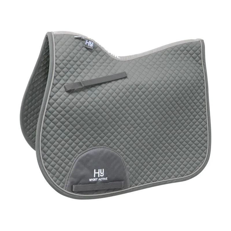 Hy Sport Active GP Saddle Pad - Pencil Point Grey 