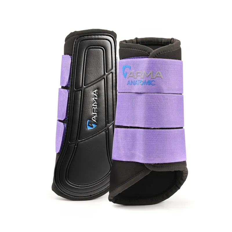 Shires ARMA Neoprene Brushing Boots - Lavender