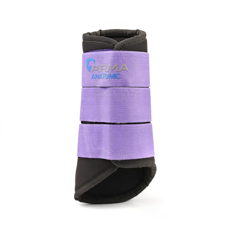 Shires ARMA Neoprene Brushing Boots - Lavender-2