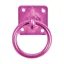 Perry Equestrian Swivel Tie Ring on Plate - Pink