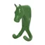 Perry Equestrian Horse Head Double Stable/Wall Hook - Green