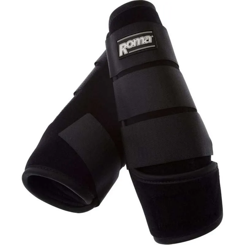 Roma Neoprene Sport Boots - Black