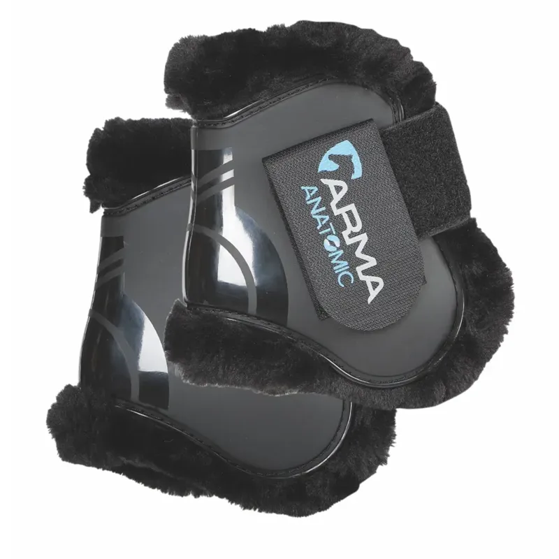 Shires ARMA SupaFleece Fetlock Boots - Black - Cob/Full - Unboxed