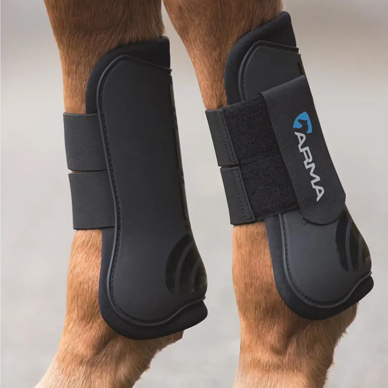 Shires ARMA Tendon Boots - Black - Pony-1