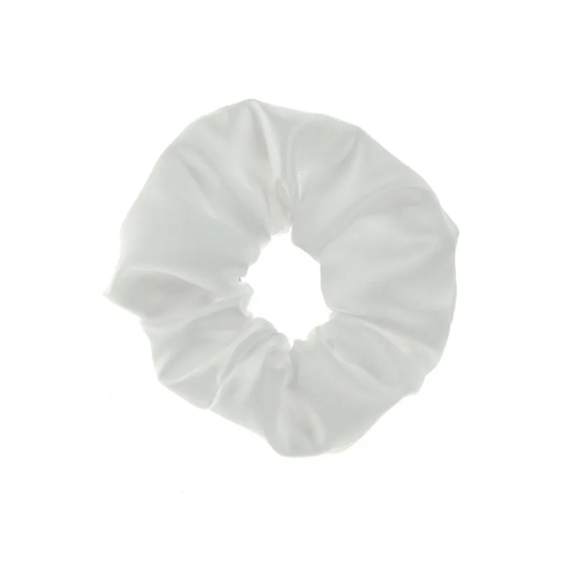 ShowQuest Plain Scrunchie - White