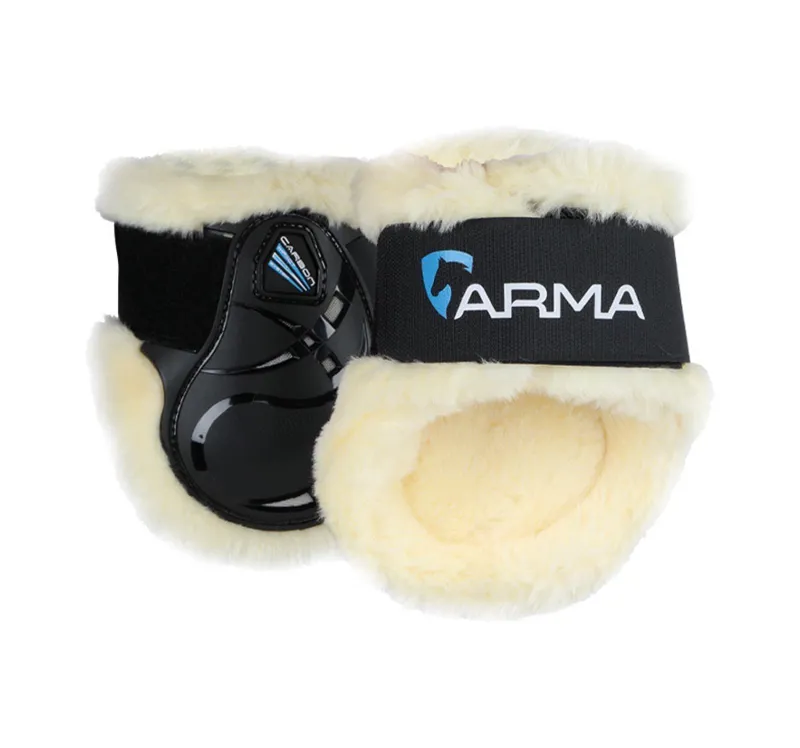 Shires ARMA SupaFleece Fetlock Boots - Cob - Black - Unboxed