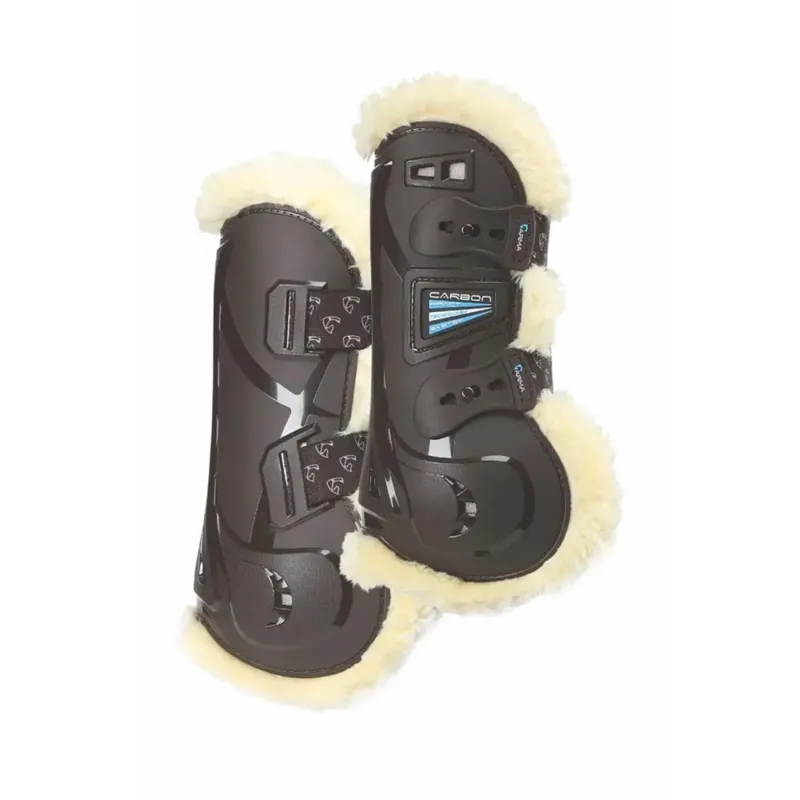 Shires ARMA Carbon SupaFleece Tendon Boots - Brown - Full