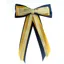 ShowQuest Hairbow and Tails - Navy/Sunshine/Gold
