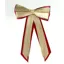 ShowQuest Hairbow and Tails - Burgundy/Cream/Gold