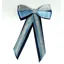 ShowQuest Hairbow and Tails - Navy/Pale Blue/Silver
