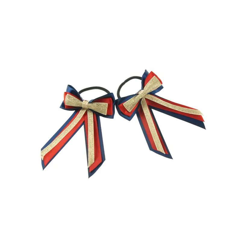 ShowQuest Piggy Bow and Tails - Navy/Red/Gold