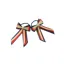ShowQuest Piggy Bow and Tails - Navy/Red/Gold