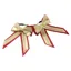 ShowQuest Piggy Bow and Tails - Burgundy/Cream/Gold