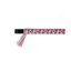 ShowQuest York Brow Band - Cerise/Pale Pink/Silver with Crystals