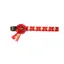 ShowQuest Skipton Brow Band - Red/Red/Gold