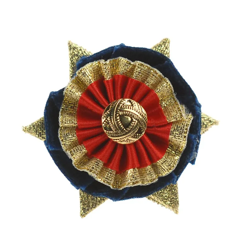ShowQuest Boston/Ludlow Buttonhole - Navy/Red/Gold