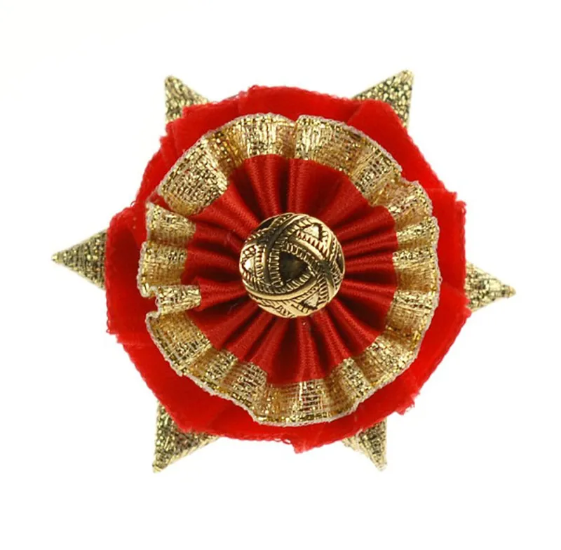ShowQuest Boston/Ludlow Buttonhole - Red/Red/Gold