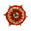 ShowQuest Boston/Ludlow Buttonhole - Red/Red/Gold