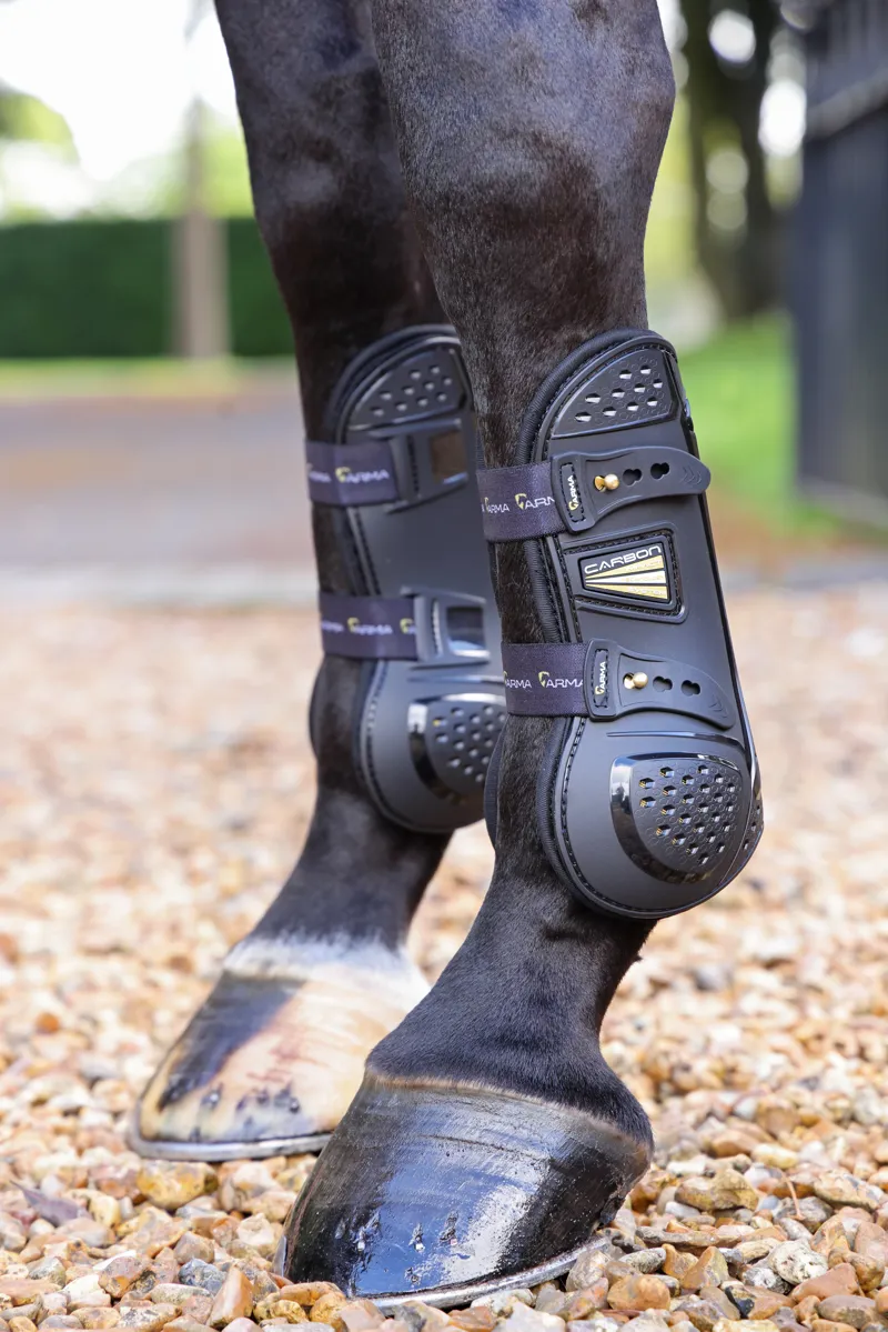 Shires ARMA OXI-ZONE Tendon Boots - Full - Black - Unboxed