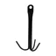 Perry Equestrian Three Prong Tack Hook - Black