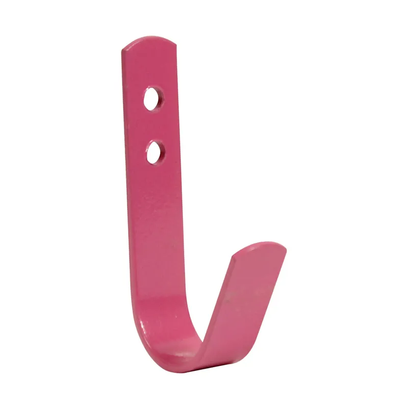 Perry Equestrian General Purpose Tack Room Hooks - 5-Pack - Pink