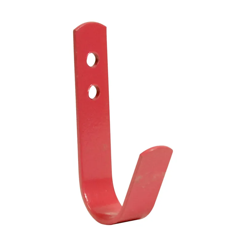 Perry Equestrian General Purpose Tack Room Hooks - 5-Pack - Red