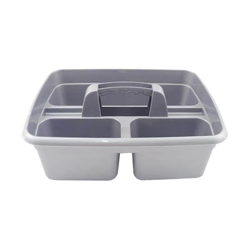 Perry Equestrian 3 Compartment Tack Room Tidy Tray - Silver