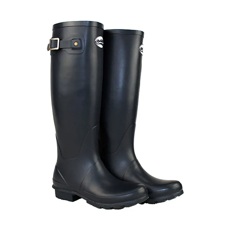 Rockfish Women's Tall Standard Matt Wellington Boots - Black
