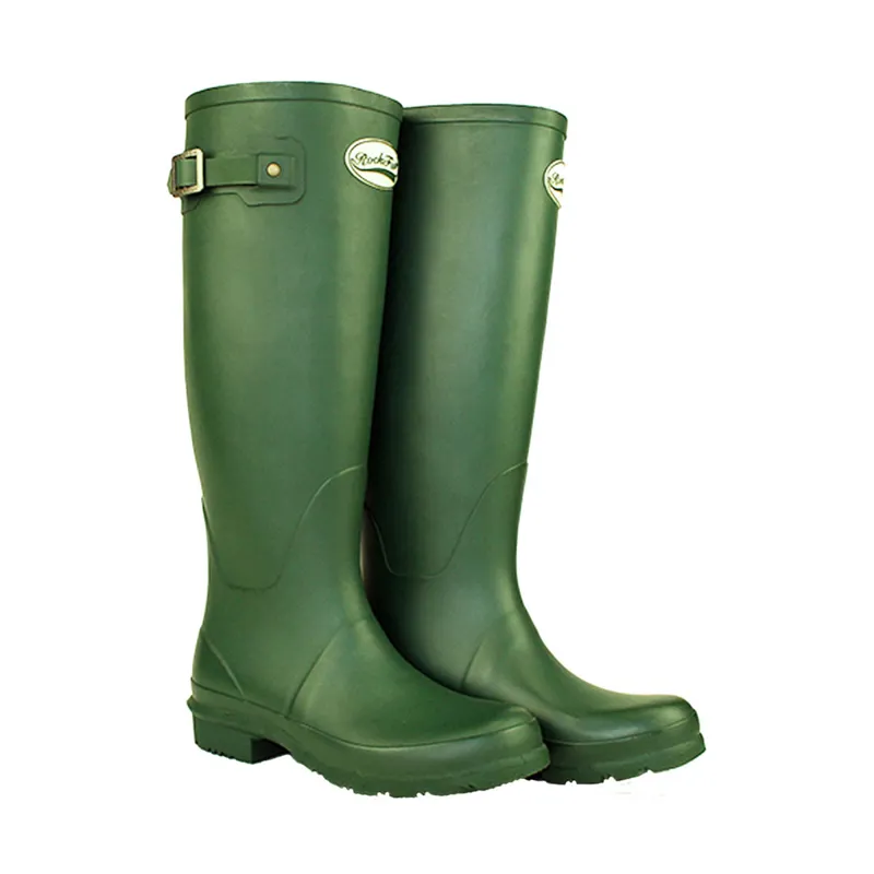 Rockfish Women's Tall Standard Matt Wellington Boots - Racing Green