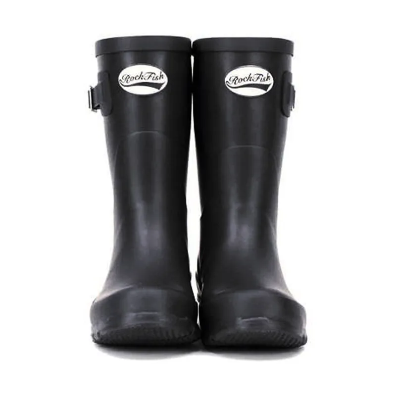 Rockfish Women's Short Matt Wellington Boots - Black-1