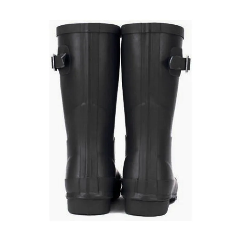 Rockfish Women's Short Matt Wellington Boots - Black-3