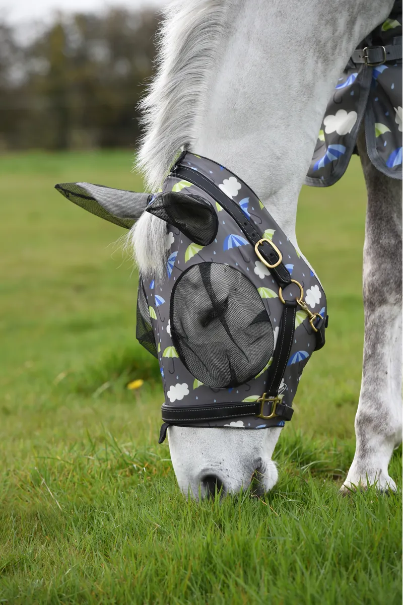 WeatherBeeta Deluxe Stretch Bug Eye Saver with Ears - Umbrella Print-1