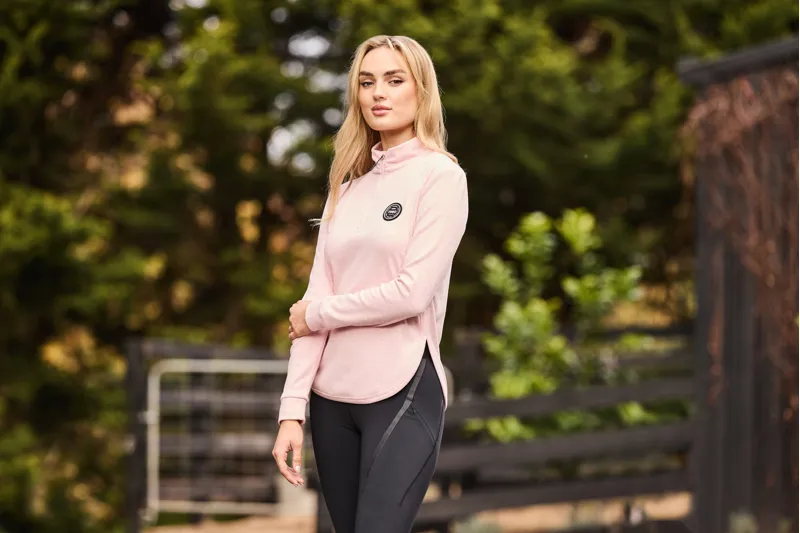 WeatherBeeta London Layer Long Sleeve Top - Blush-4