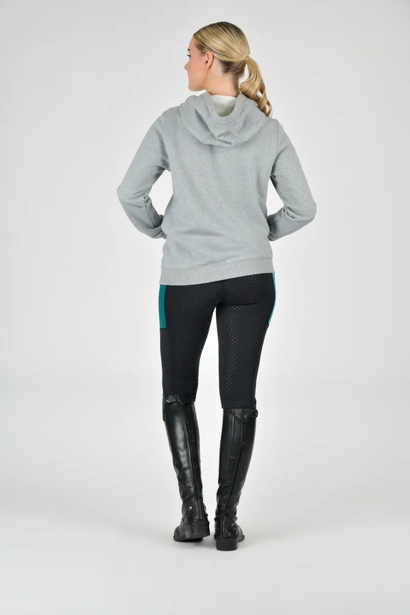 Dublin Camile Contrast Tie Hoodie - Grey Marble-2