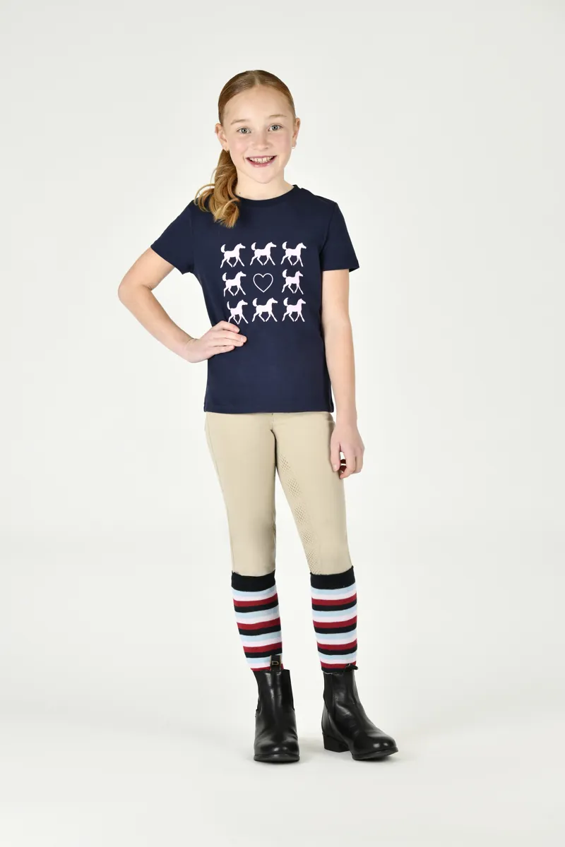 Dublin Childrens Tilly Tee - Naval Academy Heart Horses