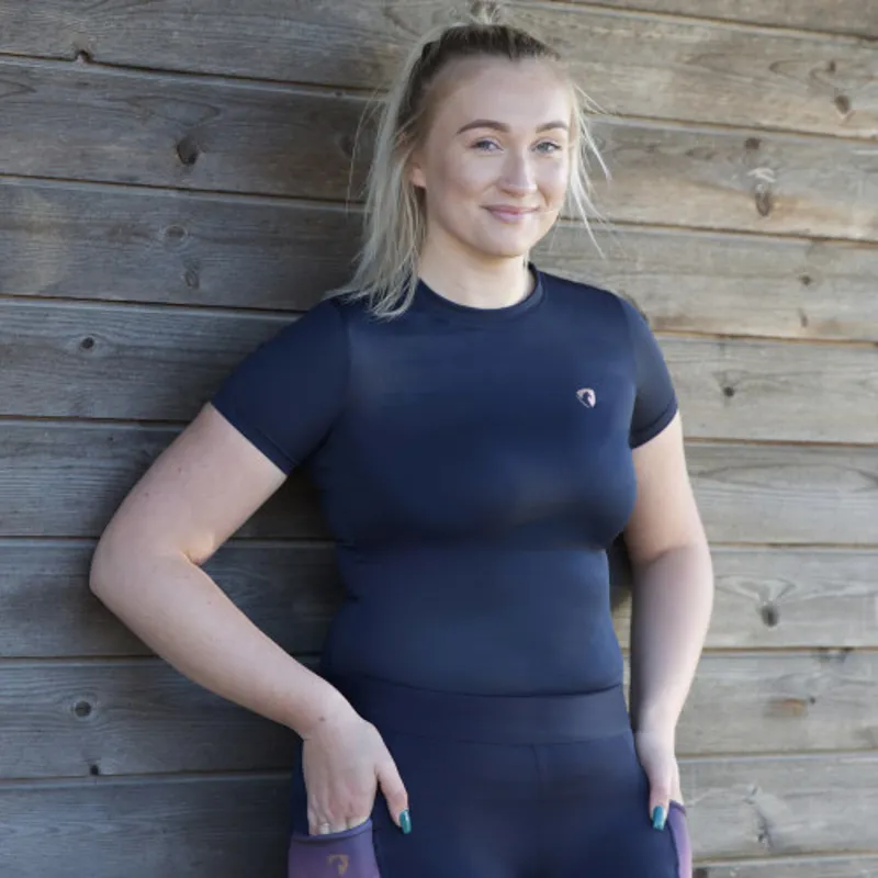 Hy Equestrian Elevate T-Shirt - Navy-3