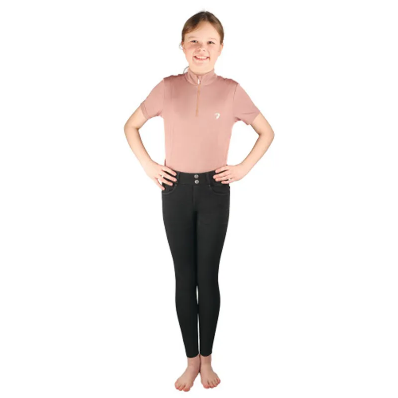 Hy Equestrian Elevate Mizs Denim Breeches - Black