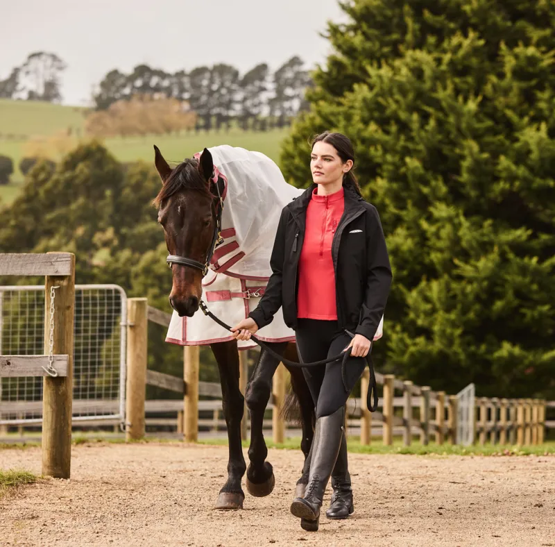 WeatherBeeta Rome Short Sleeve Riding Top - Bittersweet Red-4