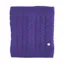 Hy Equestrian Meribel Cable Knit Snood - Ultra Violet