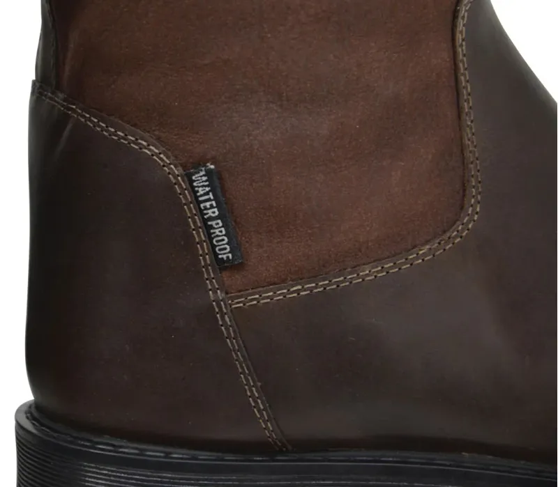 Hy Equestrian Buxton Short Country Boots - Dark Brown-1
