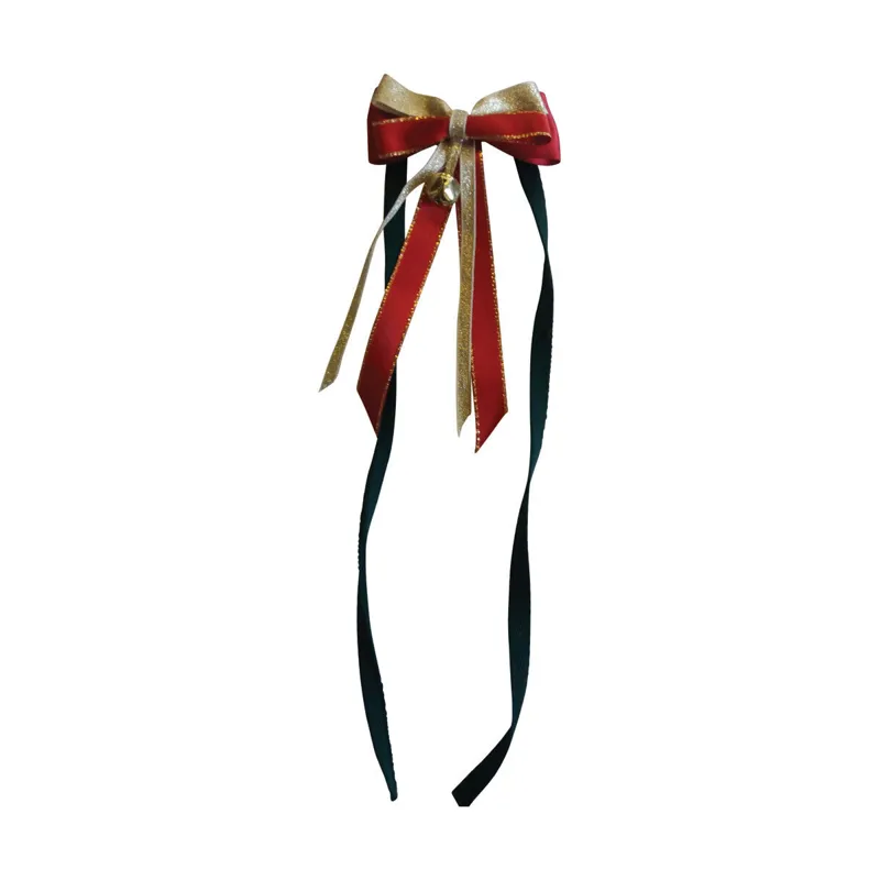 ShowQuest Tail Bow with Bell - Red/Blue/Gold
